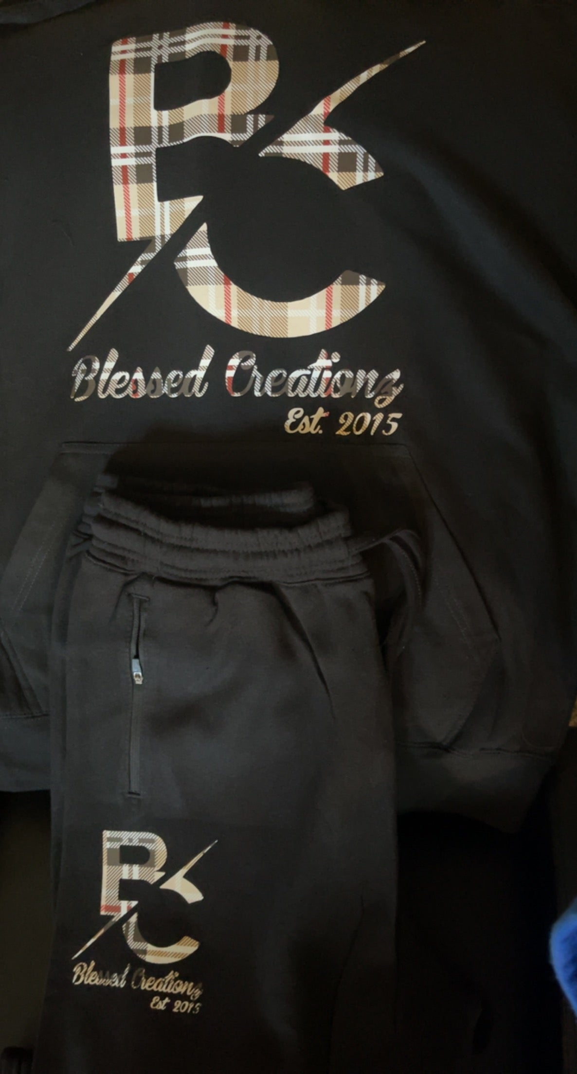 Blessed Creationz Emblem Jogging Suit