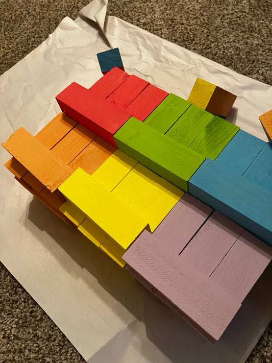 Custom family jumbo jenga